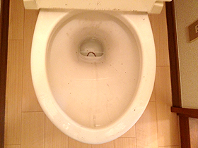 トイレ清掃 Before
